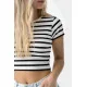 Tiffosi κοντομάνικο crop top κορίτσι 1059076_110 λευκό Tiffosi κοντομάνικο crop top κορίτσι 1059076_110 λευκό