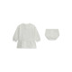 Guess βρεφικό  μακρυμάνικο φόρεμα A6YK06Κ3907-G012 λευκό