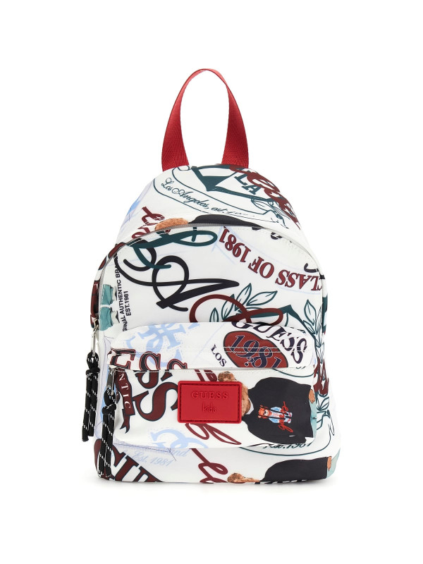 Guess mini backpack H6YZ05W2595-PMNO λευκό