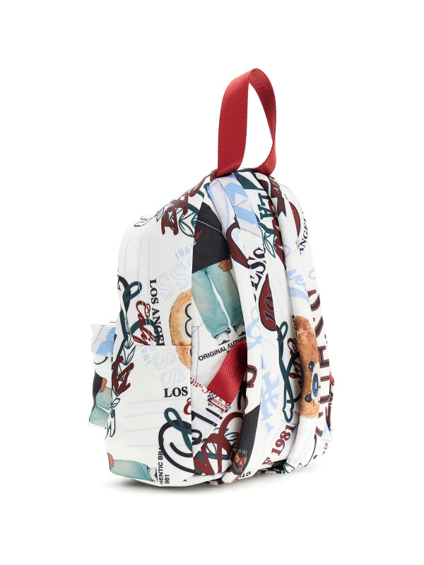 Guess mini backpack H6YZ05W2595-PMNO λευκό