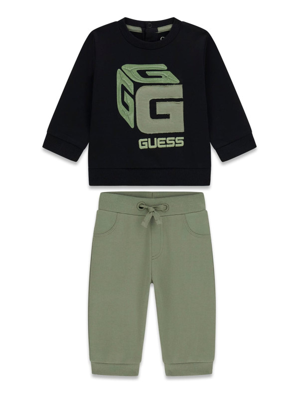 Guess βρεφικό σετ αγόρι I6YG014K4048-JBLK μαύρο