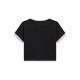 Guess crop κοντομάνικη μακό μπλούζα κορίτσι J6YI11K3716-JBLK μαύρο