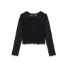 Guess μακρυμάνικη μπλούζα κορίτσι J6YP02K3743-PMNP μαύρο