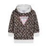 Guess παιδικό φούτερ φόρεμα κορίτσι K6YK06K3843-PMMX μαύρο