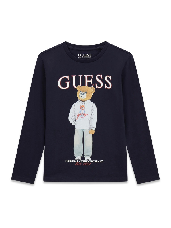 Guess μακρυμάνικη μακό μπλούζα αγόρι L6YI20K3752-G7V2 μπλε