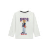 Guess παιδική μακρυμάνικη μπλούζα αγόρι N6YI06K3794-G011 λευκό