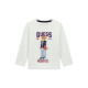 Guess παιδική μακρυμάνικη μπλούζα αγόρι N6YI06K3794-G011 λευκό