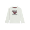 Guess παιδική μακρυμάνικη μπλούζα αγόρι N6YI12K3800-G011 λευκό