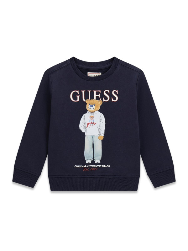 Guess παιδική φούτερ μπλούζα αγόρι N6YQ05K4096-G7V2 μπλε