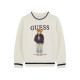 Guess παιδική πλεκτή μπλούζα αγόρι N6YR06Z0903-G012 εκρού