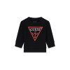 Guess παιδική φούτερ μπλούζα logo αγόρι N73Q10KAUG0-JBLK μαύρο