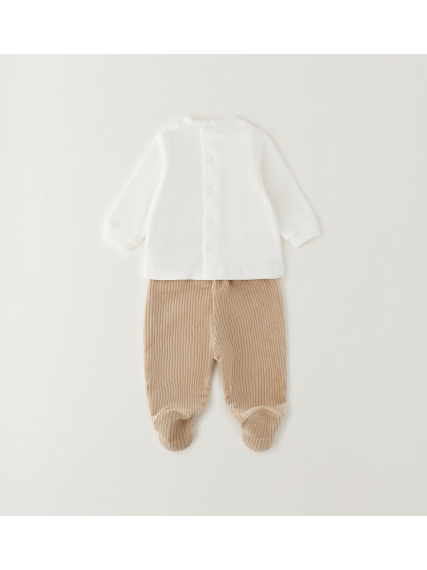 iDO βρεφικό σετ unisex 4H002-0112 λευκό