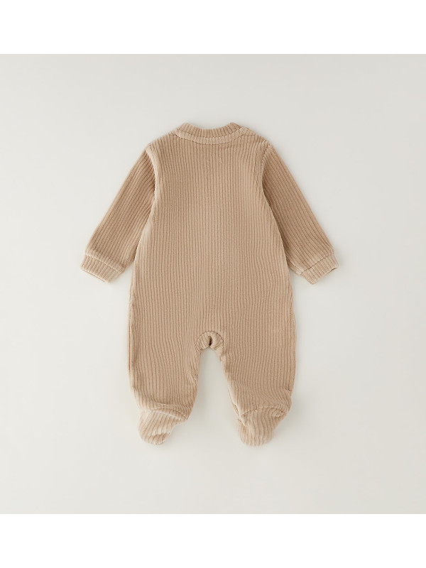 iDO βρεφικό ολόσωμο φορμάκι unisex 4H023-0471 μπεζ