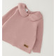 iDO βρεφική πλεκτή μακρυμάνικη μπλούζα κορίτσι 4H094-2921 ροζ