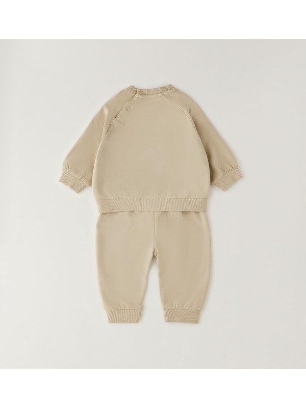 iDO βρεφικό σετ φόρμας unisex 4H169-0471 μπεζ