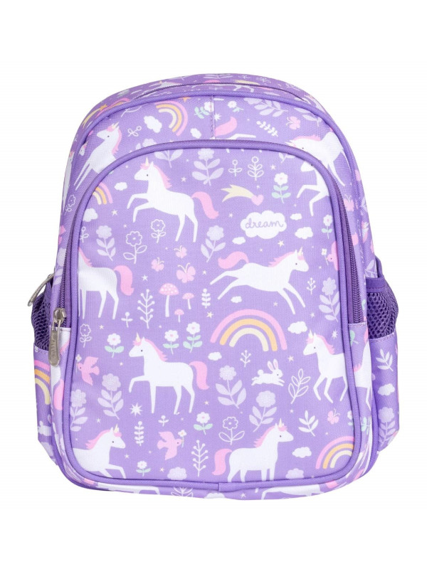 A little lovely company: Τσάντα πλάτης νηπιαγωγείου Unicorn Dreams BPUDPU74- λιλά
