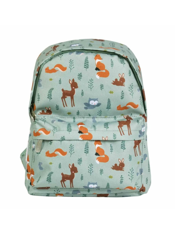 A little lovely company: Τσάντα πλάτης παιδικού σταθμού- Forest Friends BPFFSA62 πράσινο