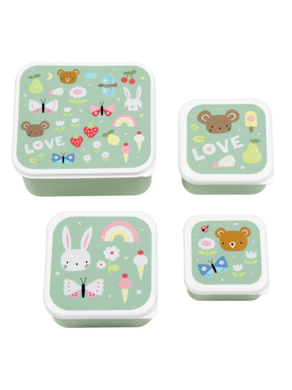 A little lovely company: Δοχείο φαγητού Lunch box set Joy SBSEJO62 βεραμάν