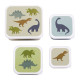 A little lovely company: Δοχείο φαγητού Lunch box set Dinosaurs SBSEDI38 λαδί