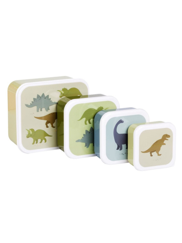 A little lovely company: Δοχείο φαγητού Lunch box set Dinosaurs SBSEDI38 λαδί