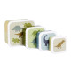 A little lovely company: Δοχείο φαγητού Lunch box set Dinosaurs SBSEDI38 λαδί