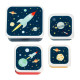A little lovely company: Δοχείο φαγητού Lunch box set Joy Space SBSESP21 μπλε
