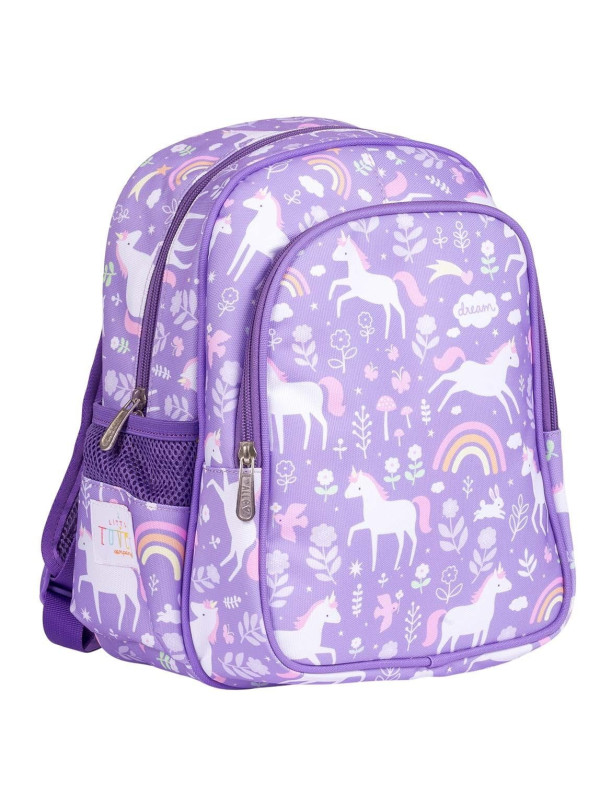A little lovely company: Τσάντα πλάτης νηπιαγωγείου Unicorn Dreams BPUDPU74- λιλά