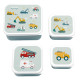 A little lovely company: Δοχείο φαγητού Lunch box set Vehicles SBSEVE58 γκρι