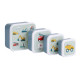 A little lovely company: Δοχείο φαγητού Lunch box set Vehicles SBSEVE58 γκρι
