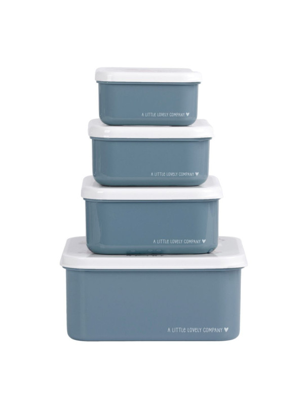 A little lovely company: Δοχείο φαγητού Lunch box set Vehicles SBSEVE58 γκρι