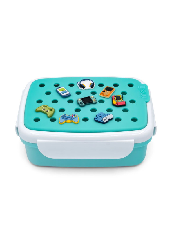 Melii – Bento Φαγητοδοχείο με Charms MEL27600 Μπλε