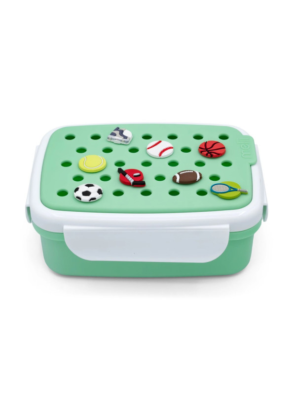 Melii – Bento Φαγητοδοχείο με Charms MEL27610 Πράσινο