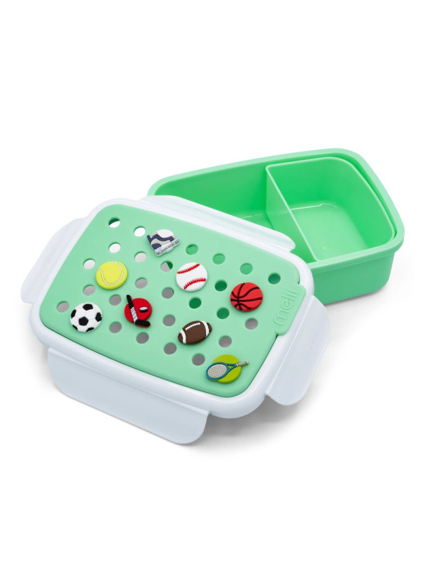 Melii – Bento Φαγητοδοχείο με Charms MEL27610 Πράσινο