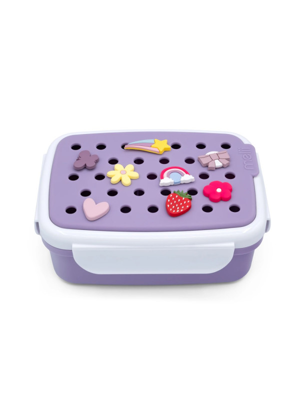 Melii – Bento Φαγητοδοχείο με Charms MEL27630 Μωβ