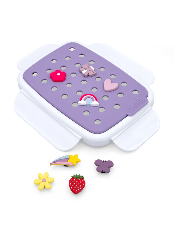 Melii – Bento Φαγητοδοχείο με Charms MEL27630 Μωβ