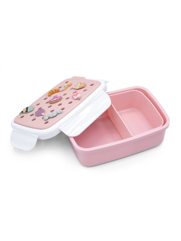 Melii – Bento Φαγητοδοχείο με Charms MEL27620 Ροζ
