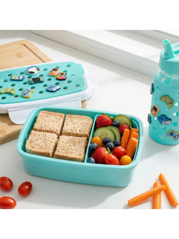 Melii – Bento Φαγητοδοχείο με Charms MEL27600 Μπλε