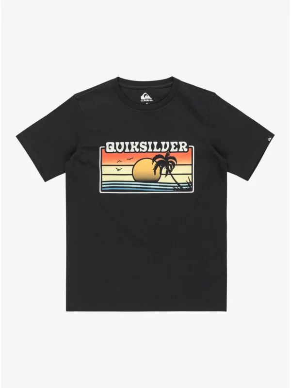 QUIKSILVER κοντομάνικο T-Shirt αγόρι EQBZT04845-KVL0 μαύρο QUIKSILVER κοντομάνικο T-Shirt αγόρι EQBZT04845-KVL0 μαύρο