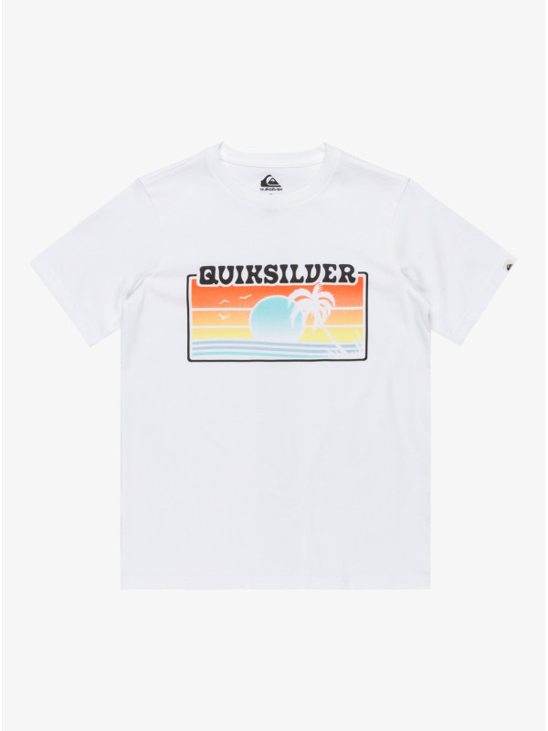 QUIKSILVER κοντομάνικο T-Shirt αγόρι EQBZT04845-WBB0 λευκό