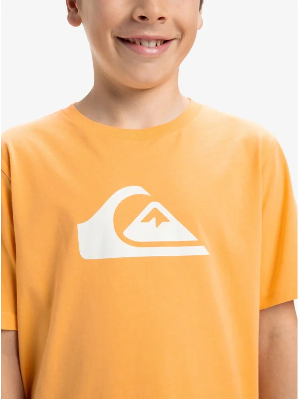 QUIKSILVER κοντομάνικο T-Shirt αγόρι EQBZT048451-NGR0 πορτοκαλί QUIKSILVER κοντομάνικο T-Shirt αγόρι EQBZT048451-NGR0 πορτοκαλί
